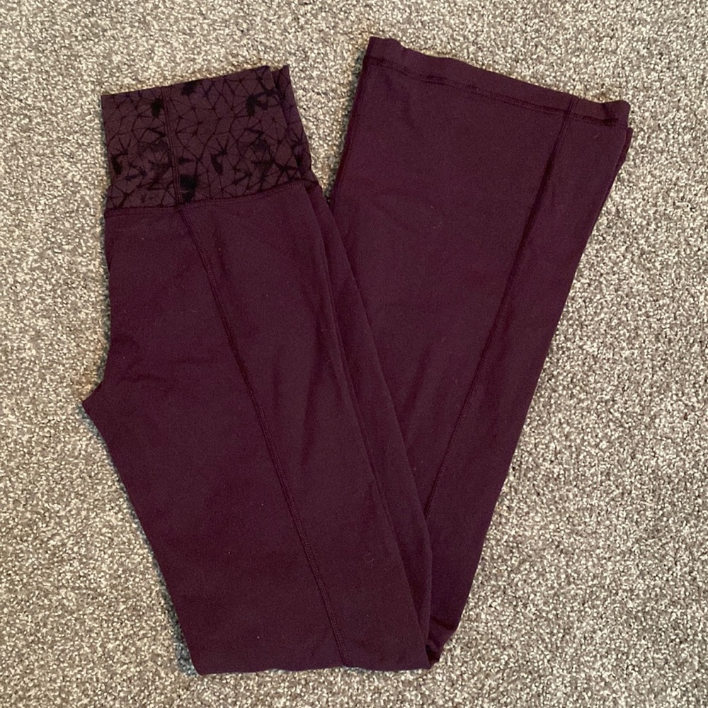 LAST CHANCE❗️Lululemon Dark Purple Flared Pants